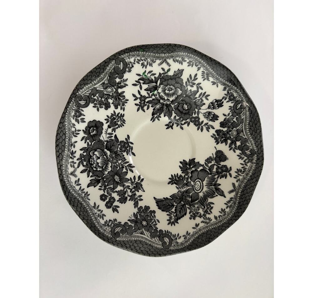 JOHNSON BROS asiatic pheasant black saucer New